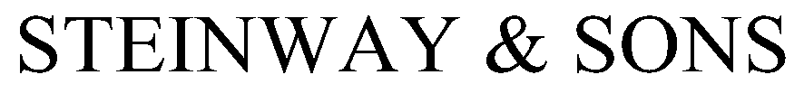 Trademark Logo STEINWAY & SONS