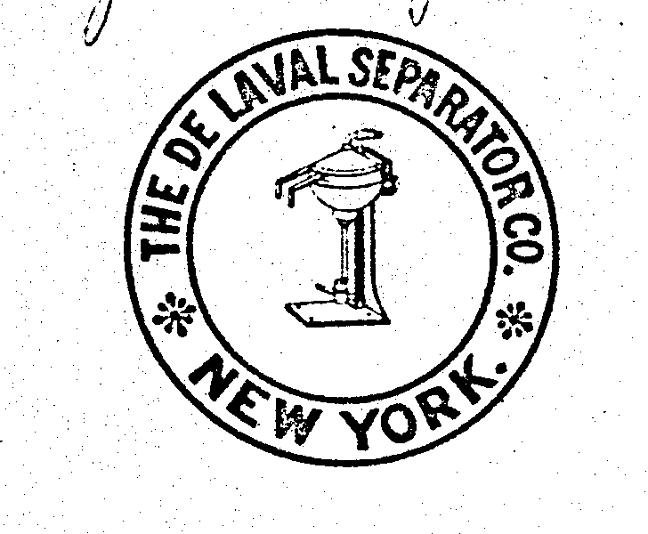 Trademark Logo THE DE LAVAL SEPARATOR CO. NEW YORK.