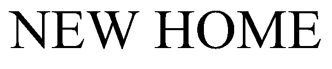 Trademark Logo NEW HOME