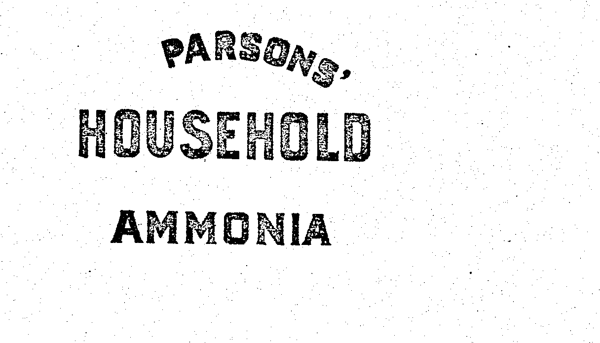 PARSONS' HOUSEHOLD AMMONIA