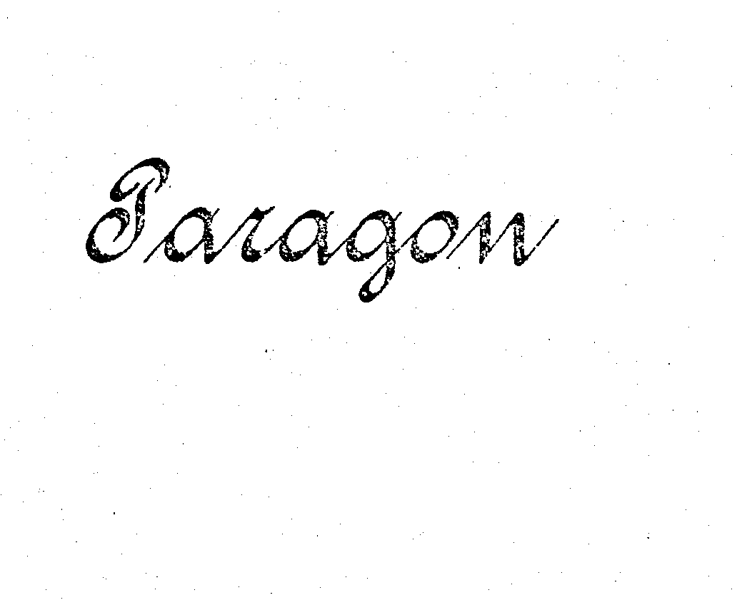 Trademark Logo PARAGON