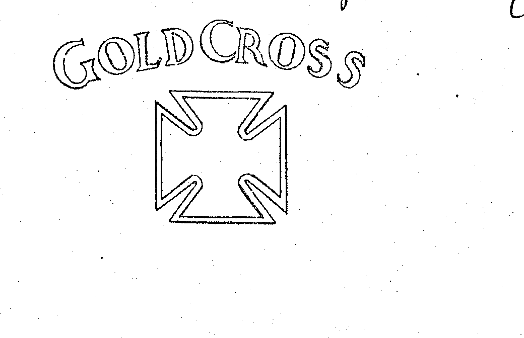 Trademark Logo GOLD CROSS