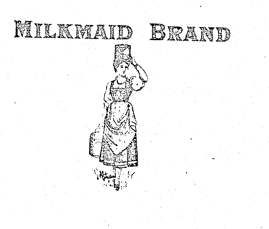 Trademark Logo MILKMAID BRAND