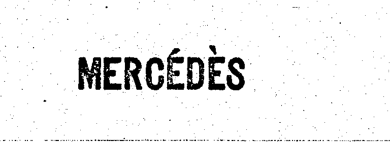 Trademark Logo MERCEDES