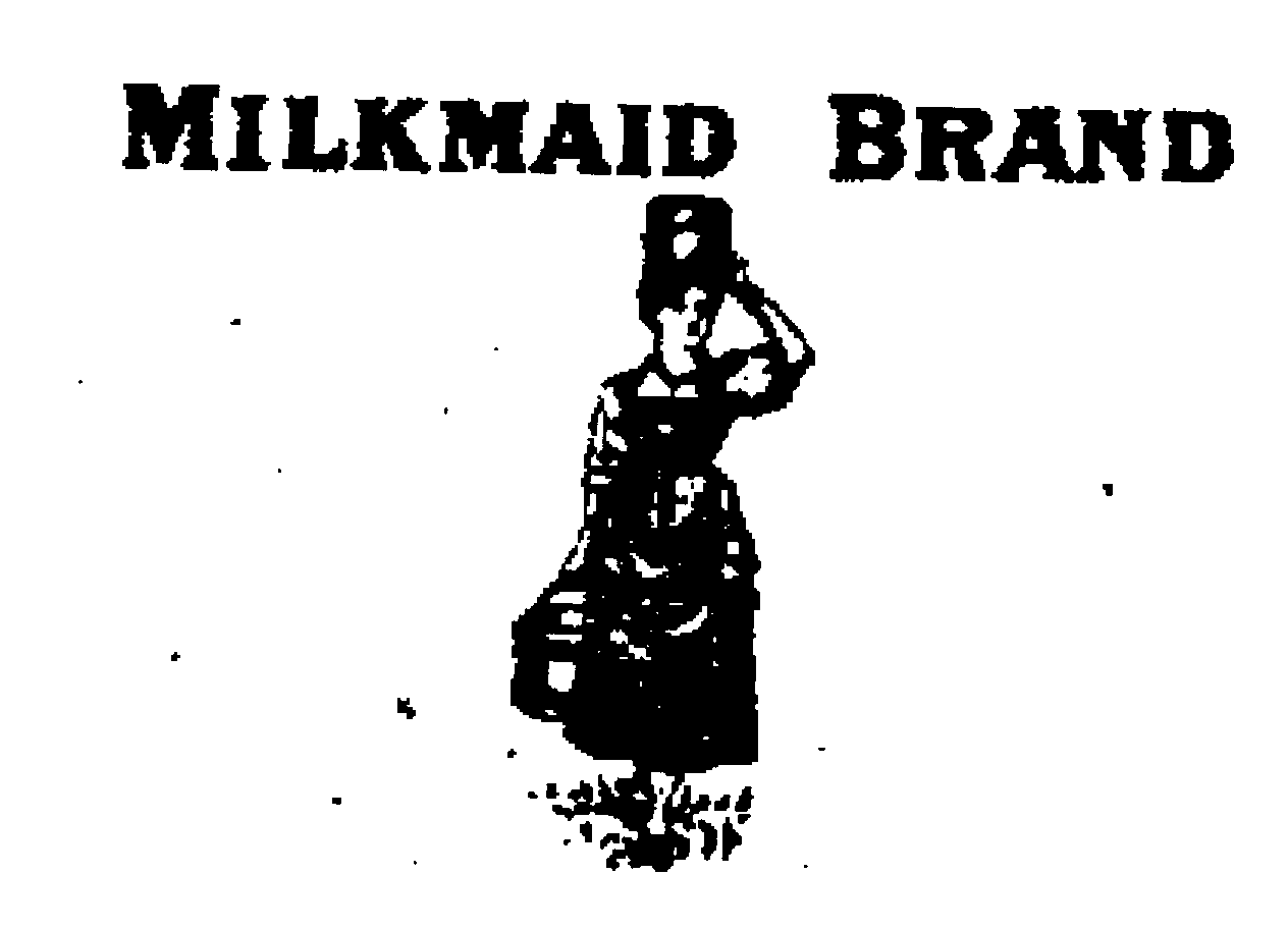 Trademark Logo MILKMAID BRAND