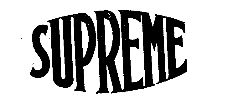 Trademark Logo SUPREME