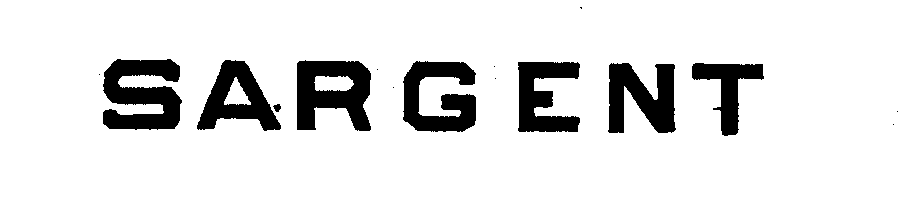Trademark Logo SARGENT