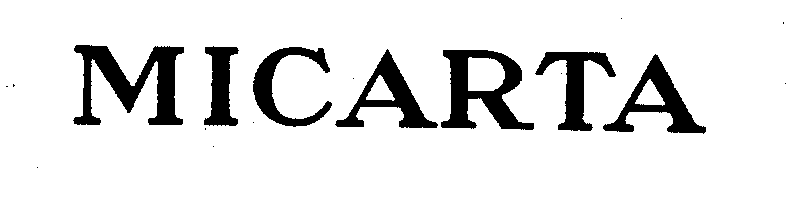 Trademark Logo MICARTA