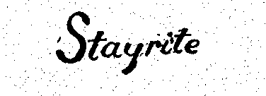 Trademark Logo STAYRITE