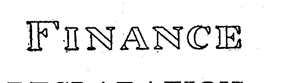 Trademark Logo FINANCE