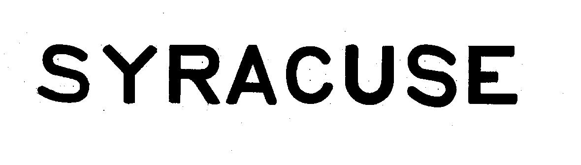 Trademark Logo SYRACUSE