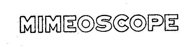 Trademark Logo MIMEOSCOPE