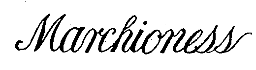 Trademark Logo MARCHIONESS