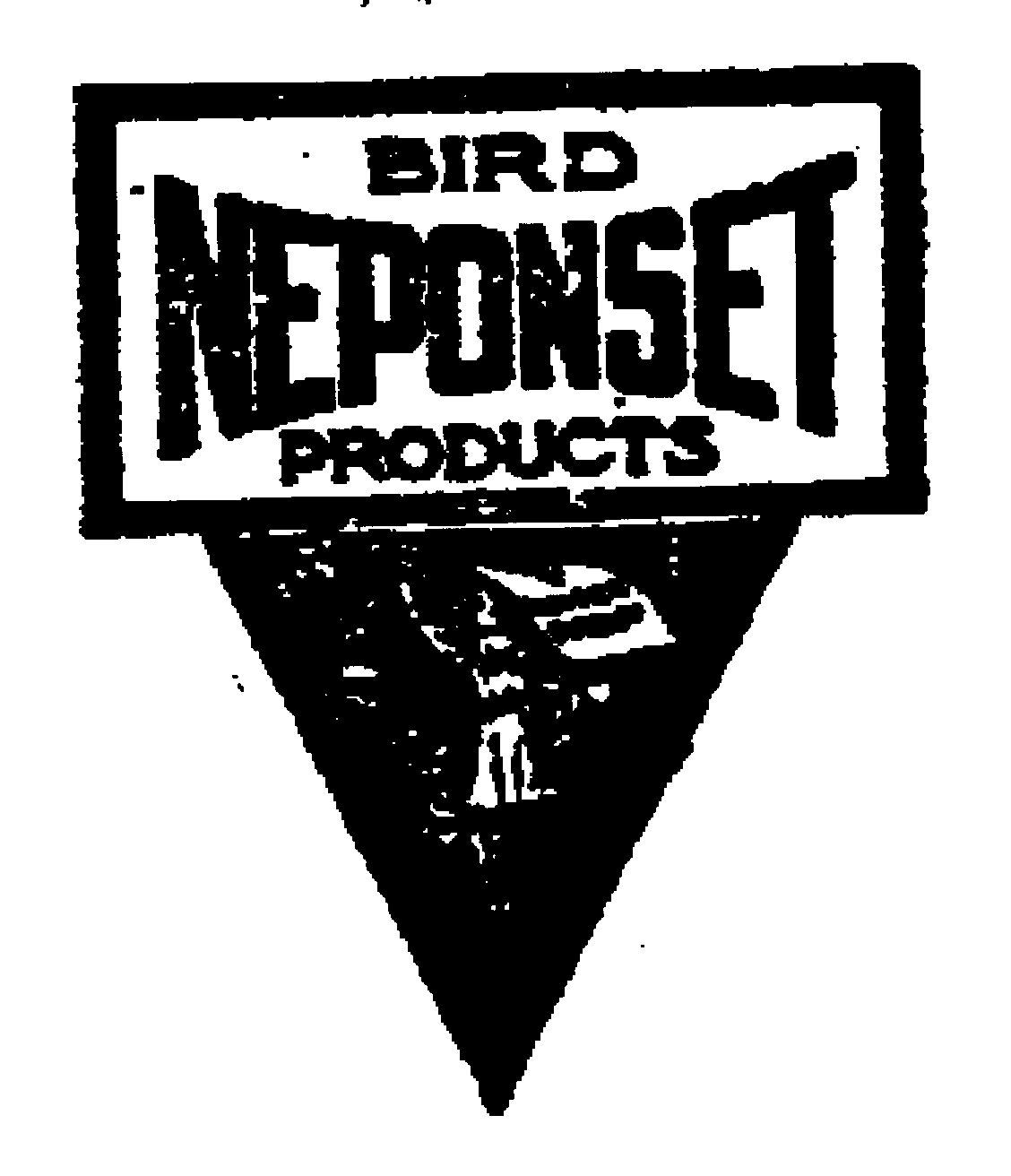 Trademark Logo BIRD NEPONSET PRODUCTS WATER PROOF