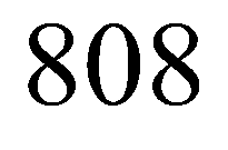 Trademark Logo 808