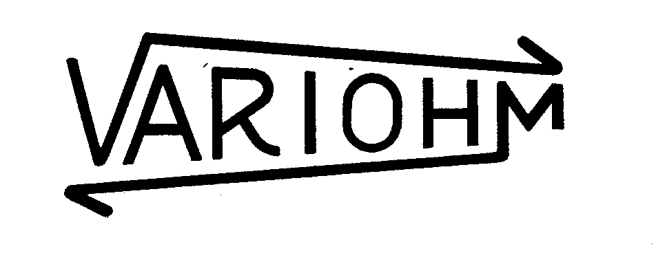 Trademark Logo VARIOHM