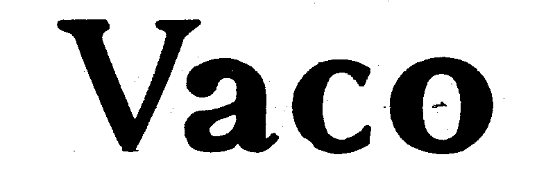 Trademark Logo VACO