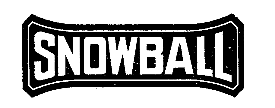 Trademark Logo SNOWBALL