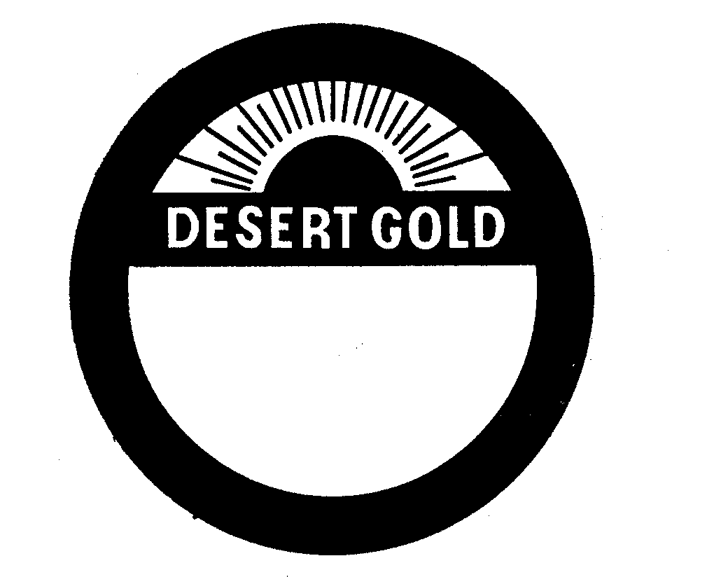 Trademark Logo DESERT GOLD