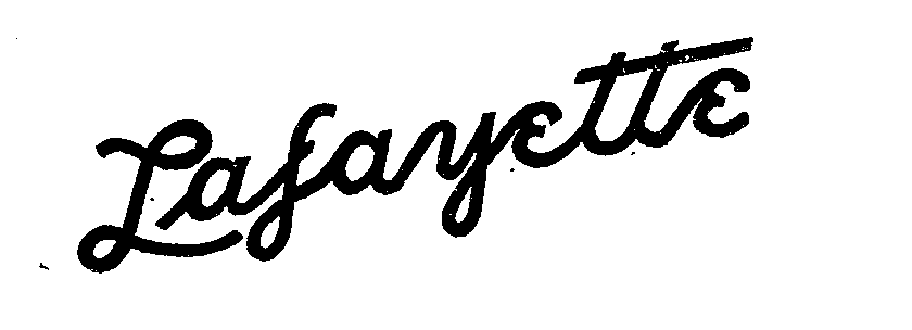Trademark Logo LAFAYETTE
