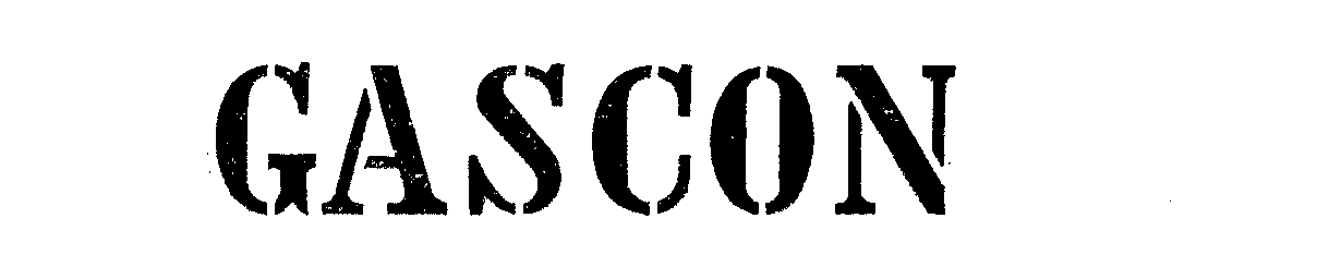 Trademark Logo GASCON