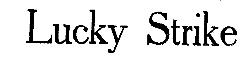 Trademark Logo LUCKY STRIKE