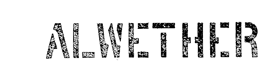 Trademark Logo ALWETHER
