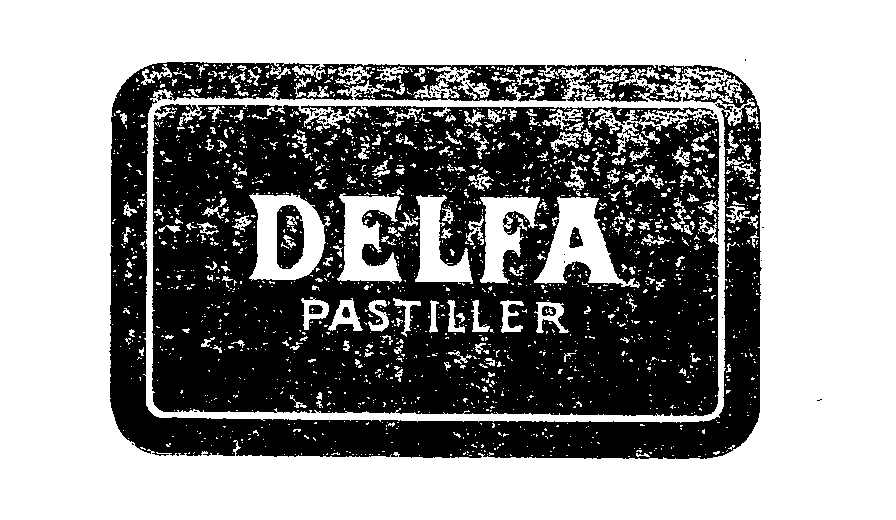 Trademark Logo DELFA PASTILLER
