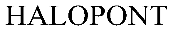 Trademark Logo HALOPONT