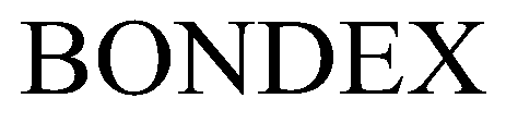 Trademark Logo BONDEX