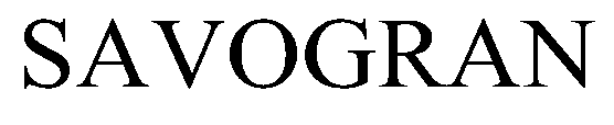 Trademark Logo SAVOGRAN