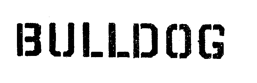 Trademark Logo BULL DOG