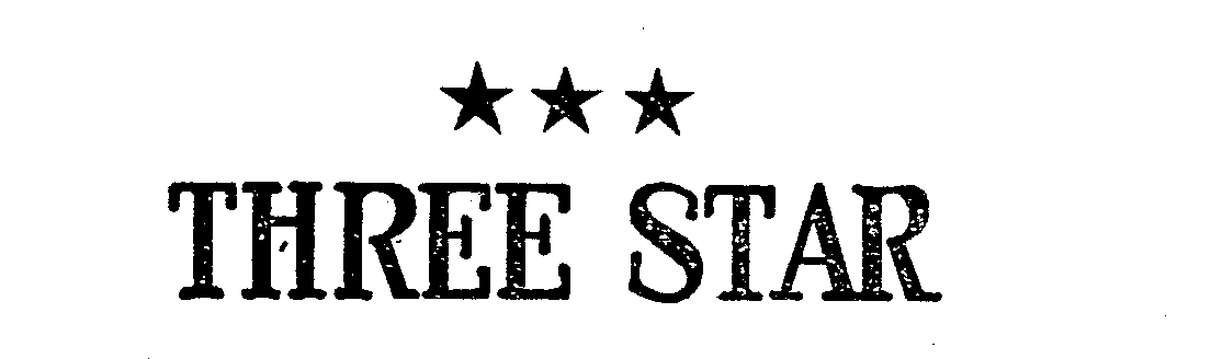 Trademark Logo THREE STAR