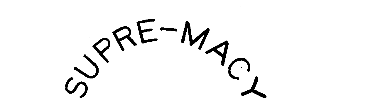 Trademark Logo SUPRE-MACY