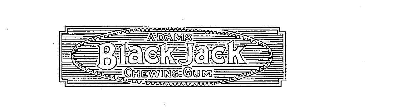Trademark Logo ADAMS BLACK JACK CHEWING GUM