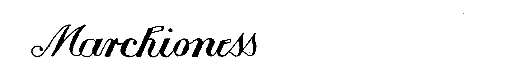 Trademark Logo MARCHIONESS
