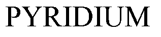 Trademark Logo PYRIDIUM
