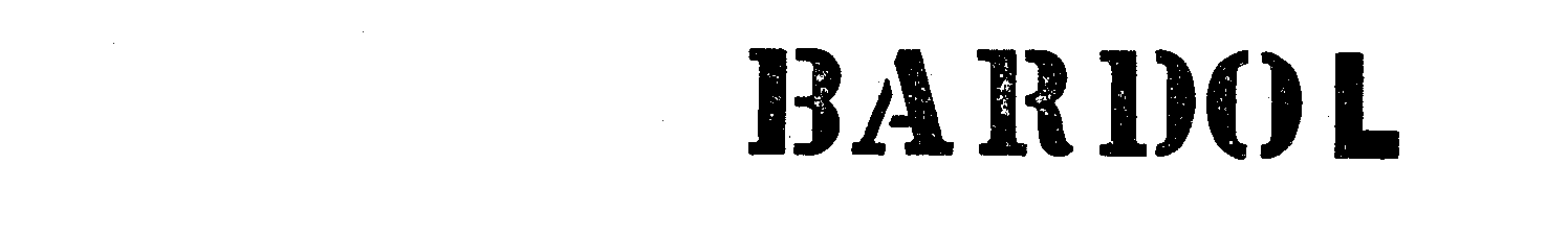 Trademark Logo BARDOL