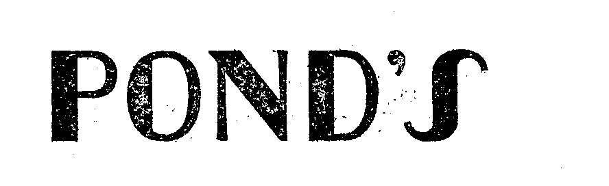 Trademark Logo POND'S