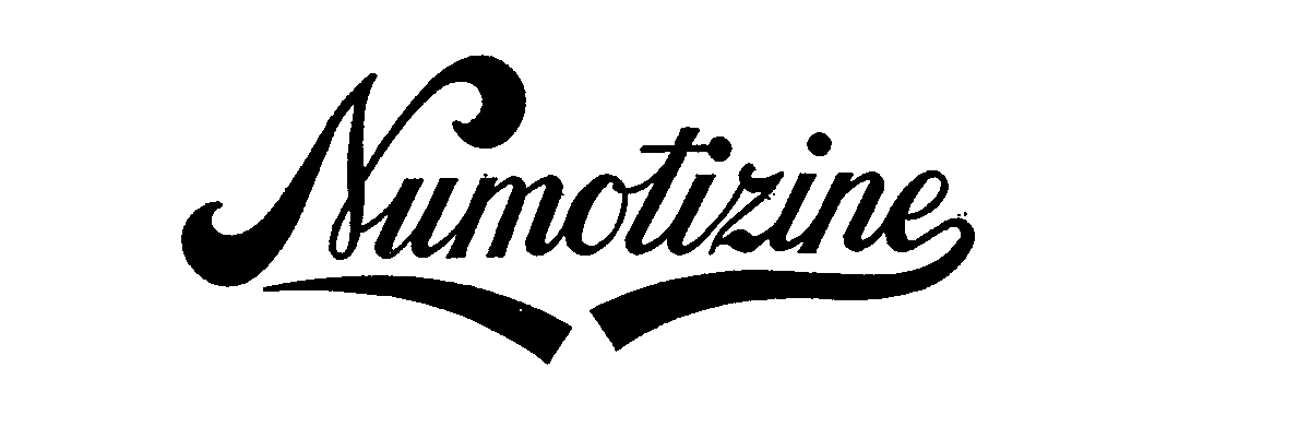 Trademark Logo NUMOTIZINE