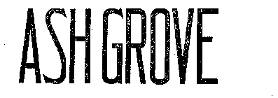 Trademark Logo ASH GROVE