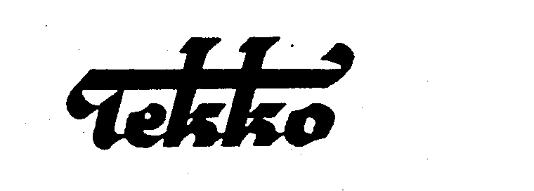 Trademark Logo TEKKO