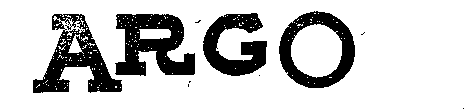 Trademark Logo ARGO