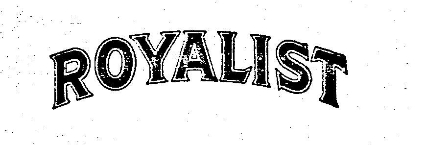Trademark Logo ROYALIST
