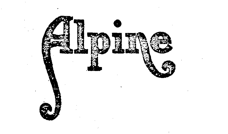 Trademark Logo ALPIN