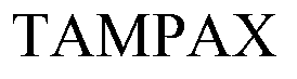 Trademark Logo TAMPAX