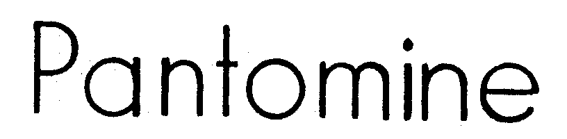 Trademark Logo PANTOMINE