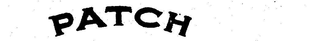 Trademark Logo PATCH