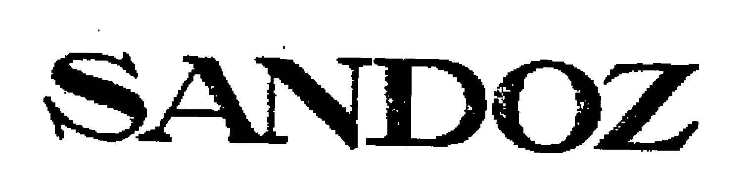 Trademark Logo SANDOZ