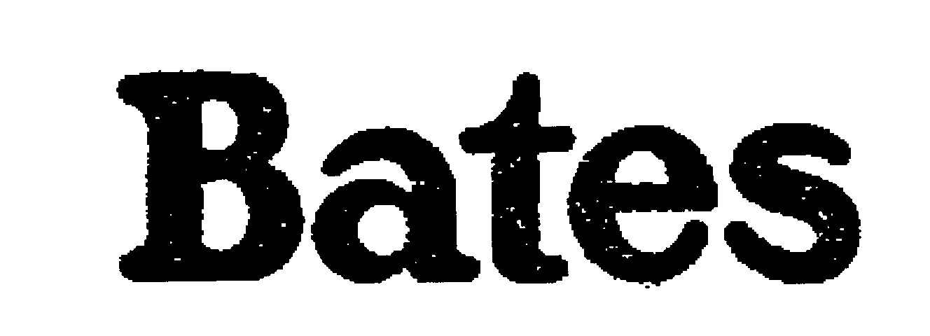 Trademark Logo BATES